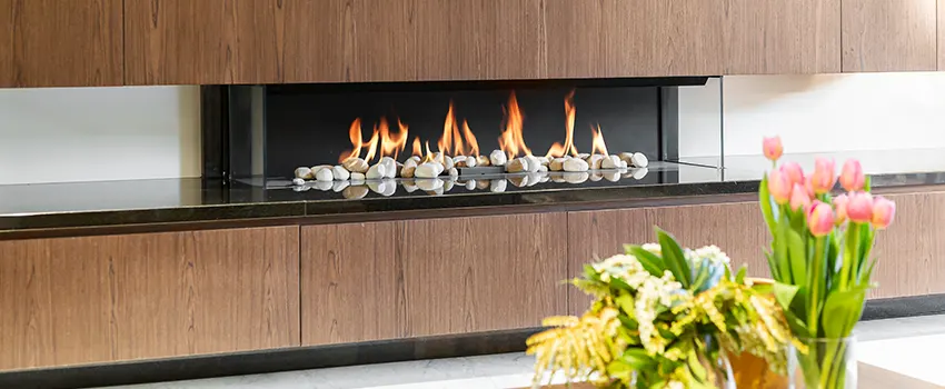 Double-height Fireplace Design Refurbishment in Buckhall, Virginia